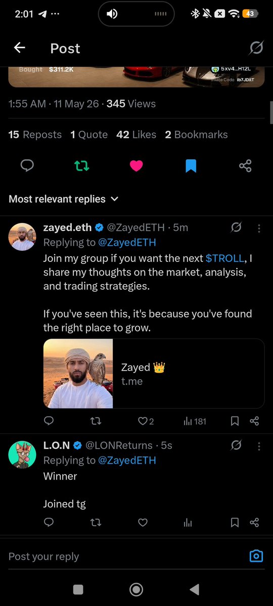L.O.N tweet media