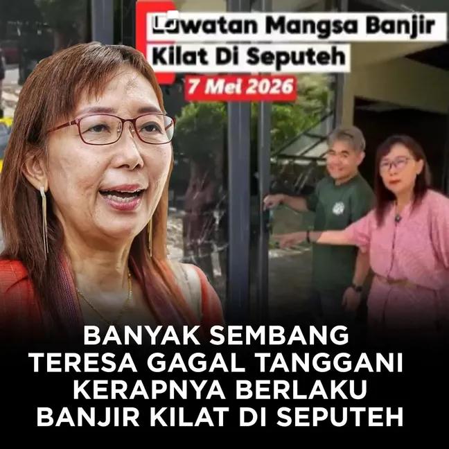 Mxllan's tweet photo. Teresa Kok sibuk nak ambil alih Langkawi, longkang depan rumah sendiri pun macam sungai. Serah pulau kat dia, confirm jadi kolam takungan percuma.
#nodap https://t.co/p1YWQ0RlAh