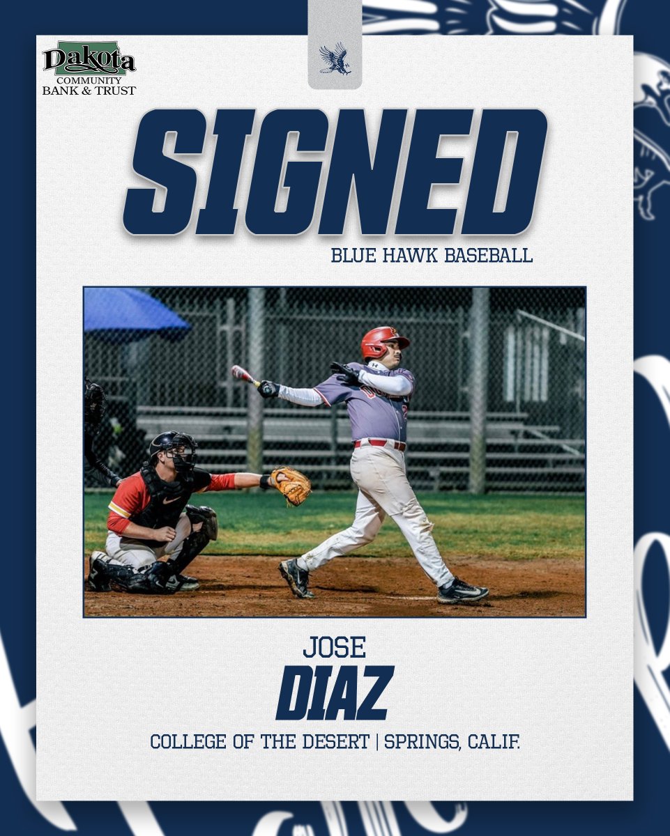 BlueHawkBSB's tweet photo. Welcome Jose Diaz to the Blue Hawks. https://t.co/iGLTfCbLiB