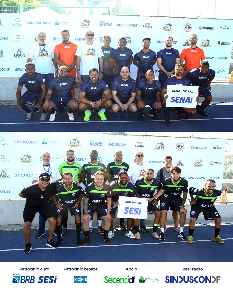 SindusconDF's tweet photo. ⚽Era pra ser bom, e superou todas as expectativas.
A abertura da 16ª Copa Sinduscon-DF foi tudo que a gente esperava e mais um pouco. Emoção do primeiro ao último minuto. 🏆 https://t.co/yHA3PVAPQE