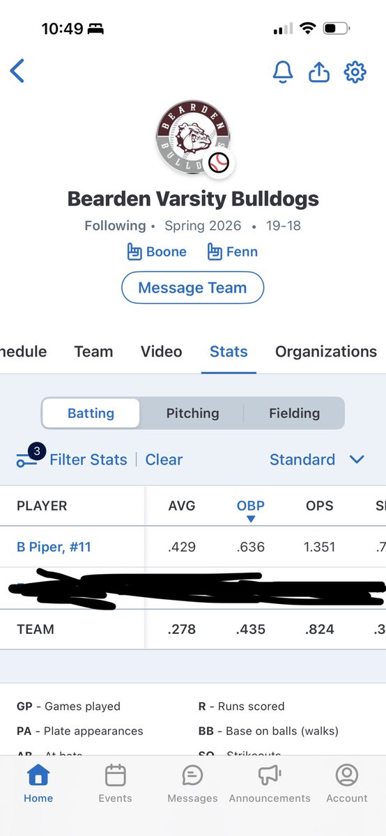 BoonePiper2027's tweet photo. In District 4-4A Tournament I hit .429 avg with a .636 obp. 2 doubles, a single, 4 walks, 0k’s, and 2sb’s.
#uncommitted2027 https://t.co/K1RUzA57EI