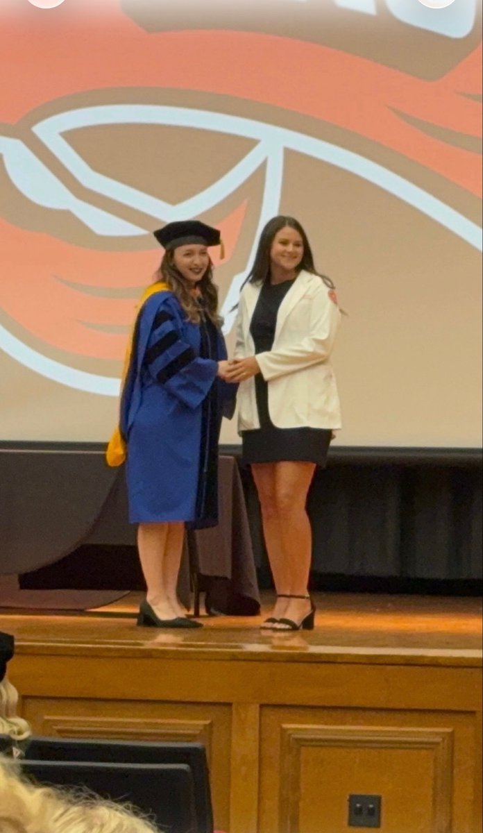 clpatter3's tweet photo. Congrats on your white coat @caityp_25   In less than a year, you will be adding Dr. to your name, Doctor of Physical Therapy https://t.co/qaFsIixUVX