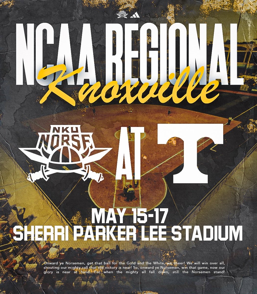 NKUNorseSB's tweet photo. Norse in Knoxville ‼️

We’re heading to #2 Tennessee for our NCAA Regional. https://t.co/YfRvqOA9r4
