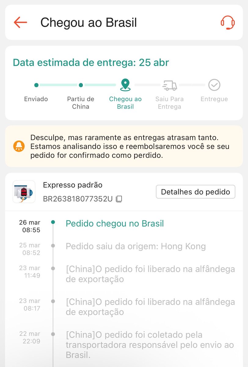 W_Magaldi's tweet photo. @cesarcrfk Aqui já era né? Pegar o reembolso e efetuar um novo pedido certo? https://t.co/6Fbx9UGn36