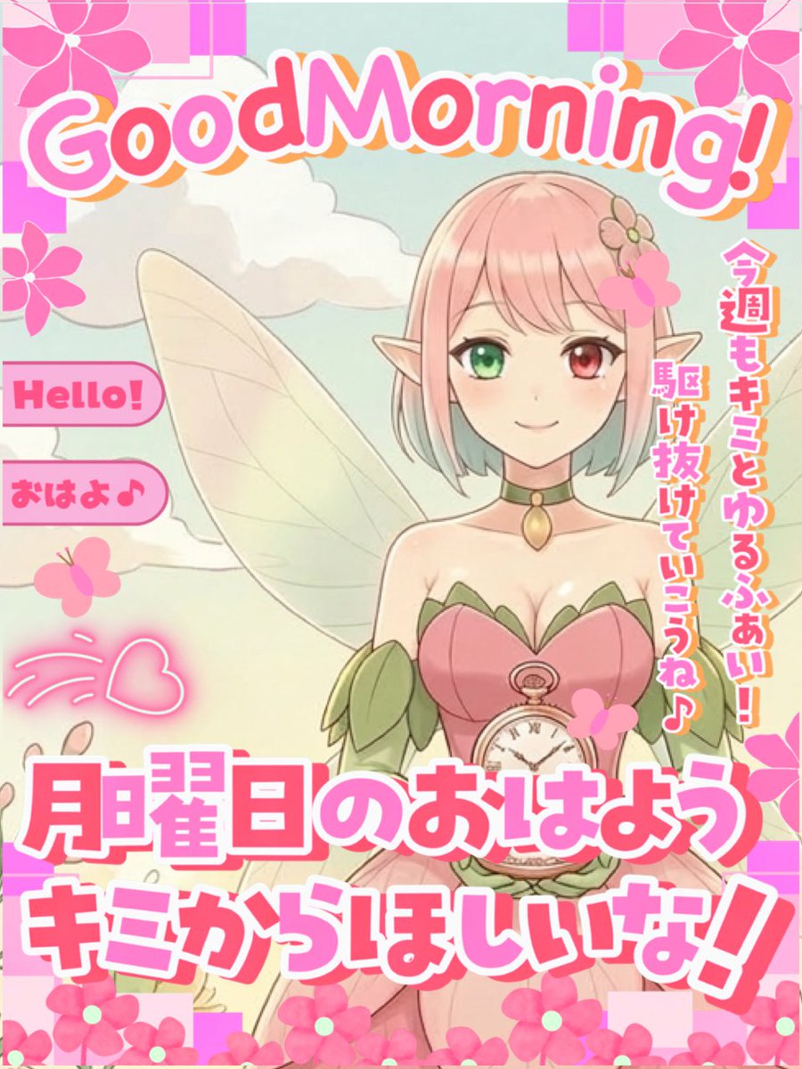 サクラパフェ🌸🧚♀️(本物) ~妖精系Vtuber~&tiktoker tweet media