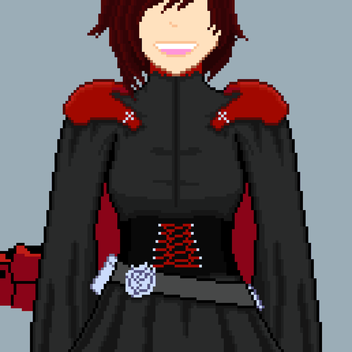 PwinoDev's tweet photo. Learning pixel art, Ruby now

#rwby https://t.co/05Dy88mydk