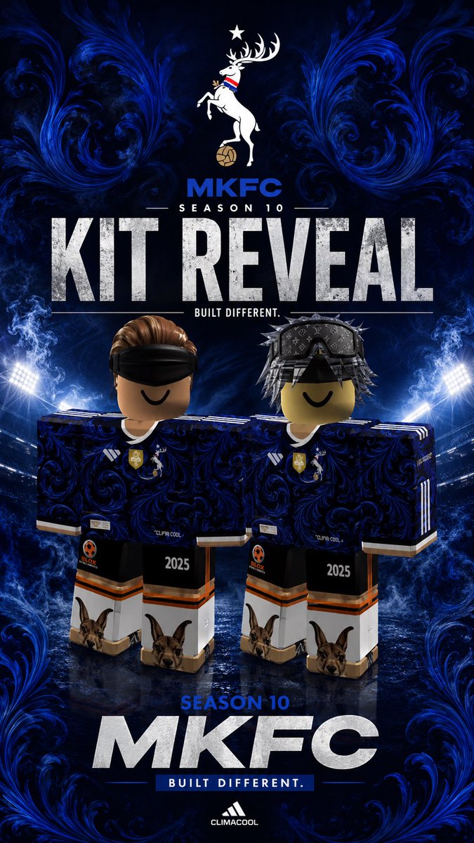 MiltonKeynesFC's tweet photo. MKFC S10 HOME KIT

With the help of Niko FRT and his quality kit making skills, we have this leng kit for this season and our title defence season.

PLAYERS IN GRAPHIC: Me and Sani 

#MKFC #BFC #DRXPONTOP https://t.co/LP4l5C2IpW