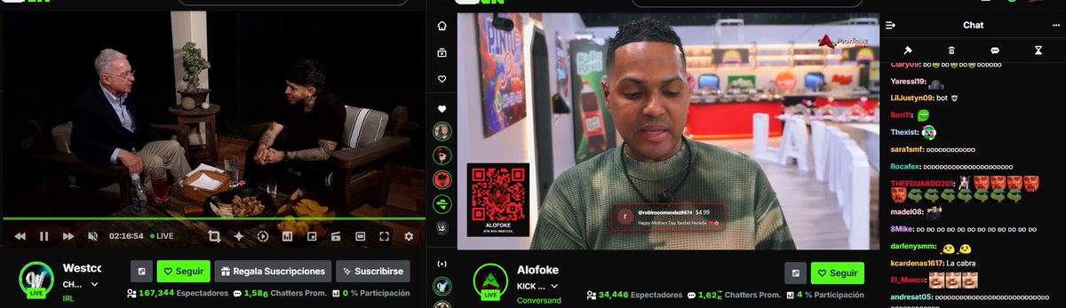 Atrasdelmonitor's tweet photo. eso da verguenza que ni el 1% de su chat pueda comentar con casi 170k y foke ni la mitad tiene mas gente chateando no no @matiasgarciard #PlanetaAlofoke https://t.co/H5IsTzFnj1
