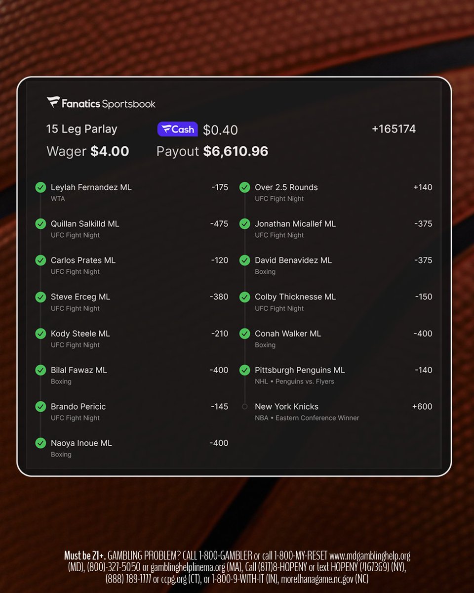 Fanatics Sportsbook tweet media