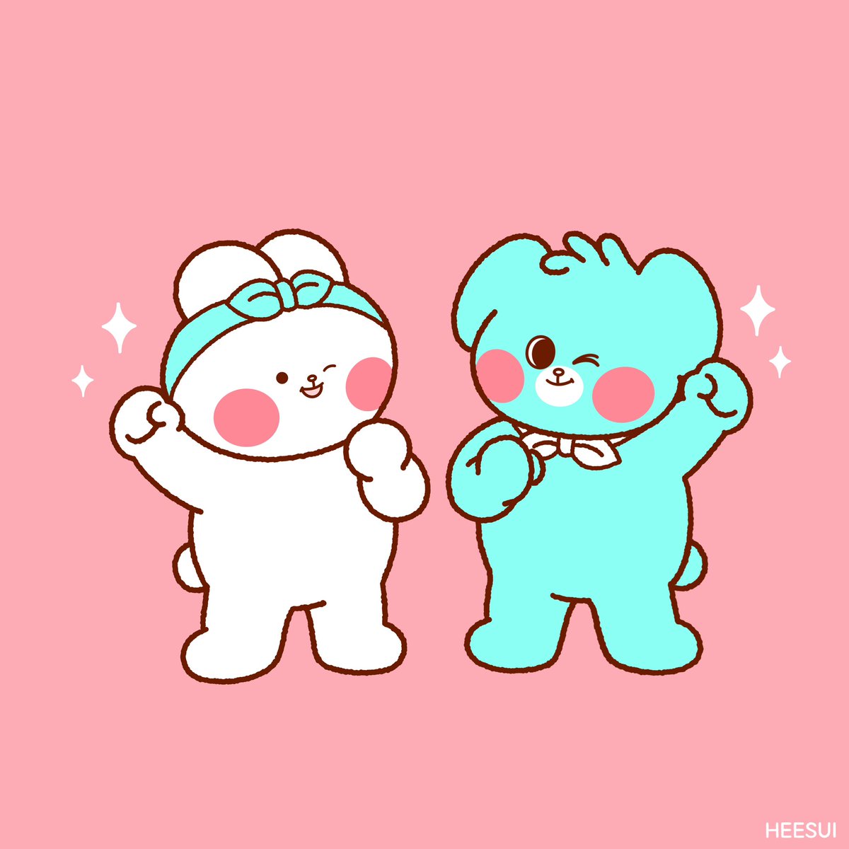 heesuiart's tweet photo. 今週も頑張ろう💪✨

#イラスト #ゆるいイラスト #ゆるい絵 #お絵描き #かわいい #デザイン #キャラクター #illustration #art #design #일러스트 #그림 #디자인 #ももとろろ #HEESUI https://t.co/g9TOw0r0gQ