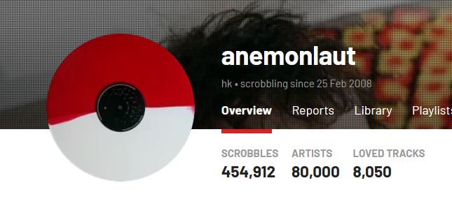 herryhk's tweet photo. 80k scrobbled! hore! https://t.co/eakUxNgY5e