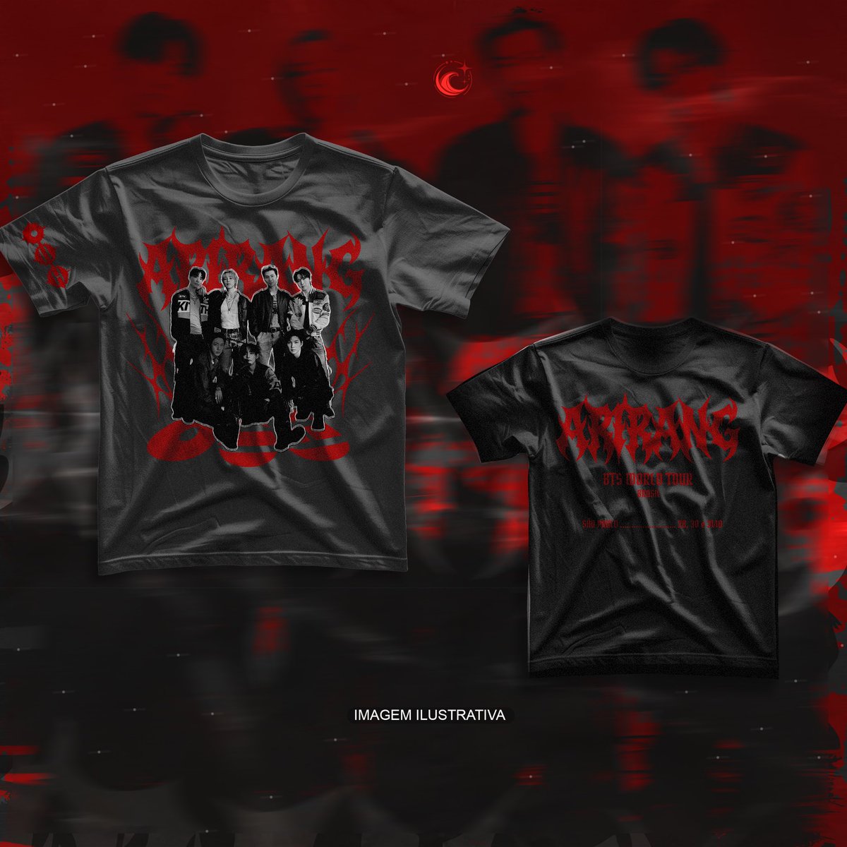 seafanstore's tweet photo. O coração já está batendo no ritmo do show, né? ✨

Pensando em como esse momento é único para cada uma de nós, preparamos uma camiseta nova com muito carinho. Ela foi desenhada para ser mais do que uma roupa: queremos que ela faça parte da sua história e da sua memória nesse dia tão esperado.

Se você ainda está planejando seu look ou quer algo especial para levar esse sentimento com você, vem dar uma olhadinha: