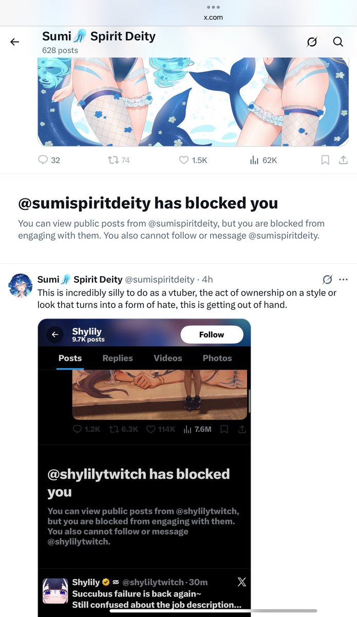 milkypis's tweet photo. @Discordexposedd @sumispiritdeity So you can block me but shylily isn’t allowed to block you? how hypocritical. https://t.co/QdVCYSV3Lh