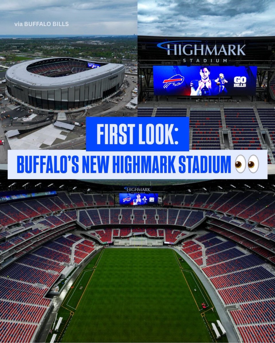 TuckahoeTurf's tweet photo. A glimpse at the NEW Highmark Stadium, finished with our Game Day Sod® from the ground up. 🏟️

📸: @buffalobills

#buffalobills #highmarkstadium #fifa #gamedaysod® https://t.co/LrBlDO0U5e