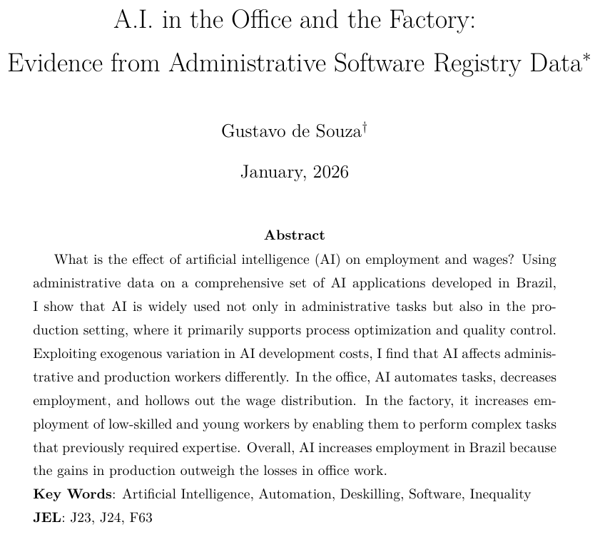 GusMicrotoMacro's tweet photo. This week, I am visiting Hong Kong to present my paper on the effects of AI at @HKUniversity, @hkust, and @CUHKofficial.

Come to my talk to hear how and why AI is increasing employment. https://t.co/6w1plq3Mbn