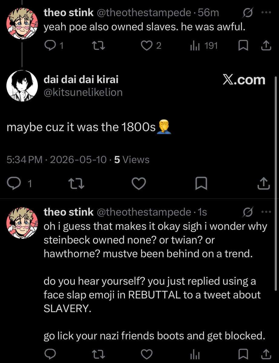 theo stink tweet media