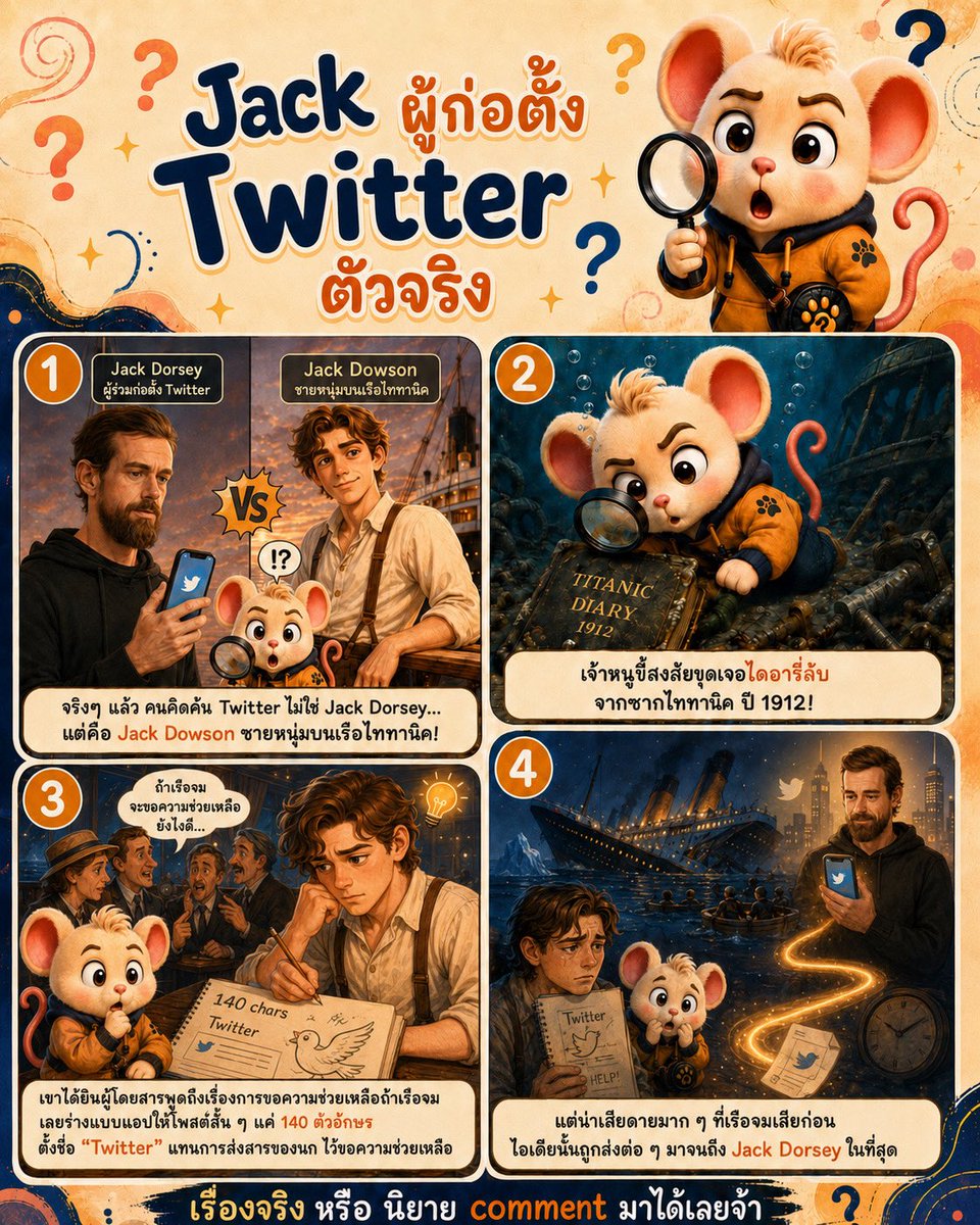 เจ้าหนูขี้สงสัย? tweet media