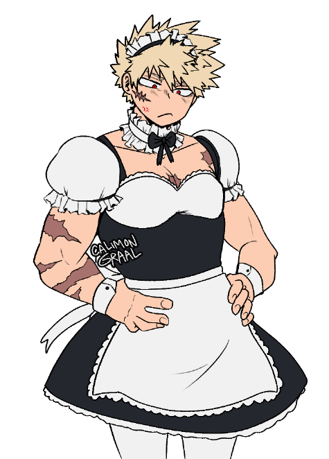 CalimonGraal's tweet photo. //coughs bakumaid
#bakugo #kacchan https://t.co/1MDwltod2U