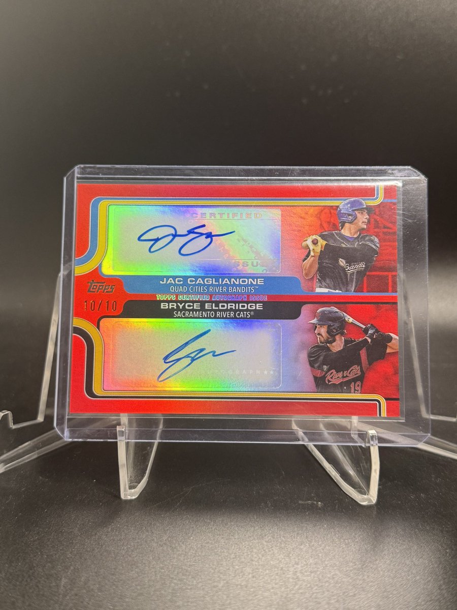 $600 each

Please be specific about card/quantity (when available)

Pro debut Eldridge Caglianone auto 10/10 🔥