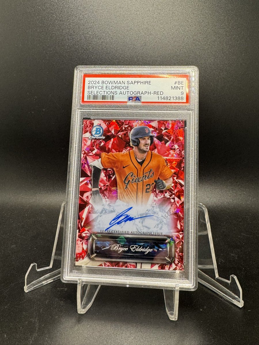 $800 each

Please be specific about card/quantity (when available)

Eldridge selections auto /5 PSA 9 - such a beautiful card in person
