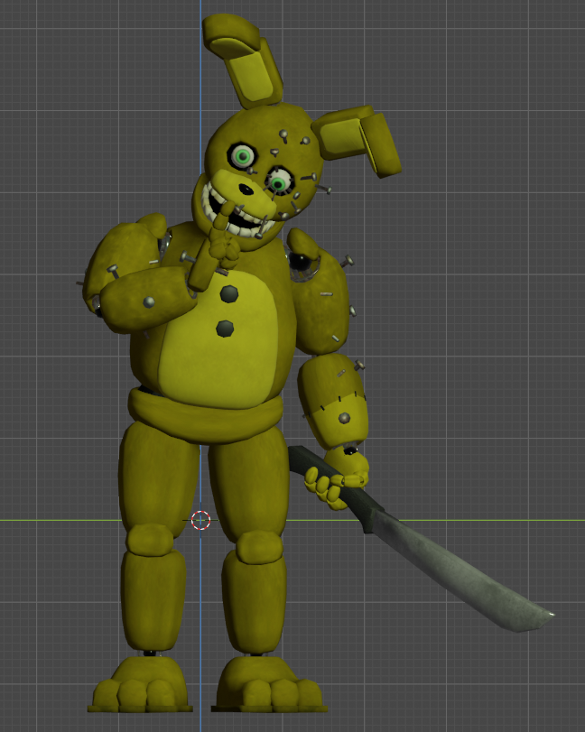 DahriusG's tweet photo. Made it into a Model, Might make some animations with it!

#FNAF #BiteByNight https://t.co/tEjpzzaorj