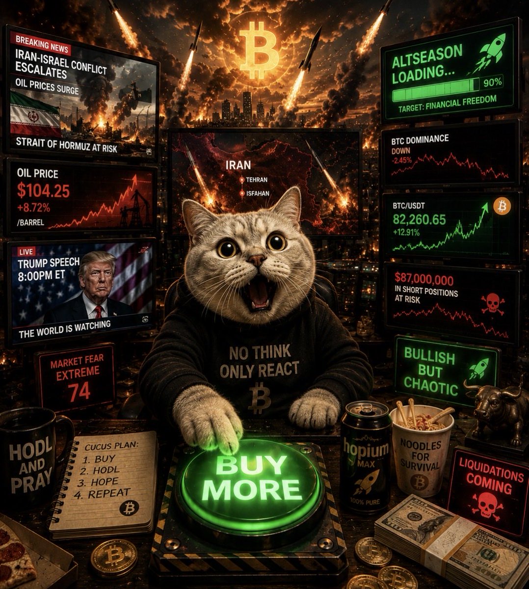 Marcus0618's tweet photo. @TheRealPlanC Cucus seeing apocalypse predictions and altseason confirmation simultaneously.

Bullish.
$BTC https://t.co/yNiPqtFyvO