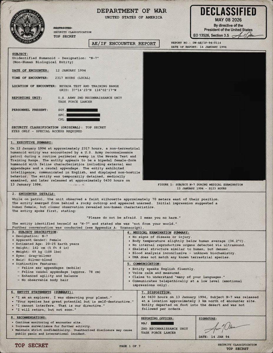 【中古】 機密文書 知人のフェイスブックより、トランプ大統領の開示命令で公開された機密