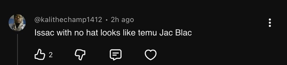 Isaac Harris tweet media