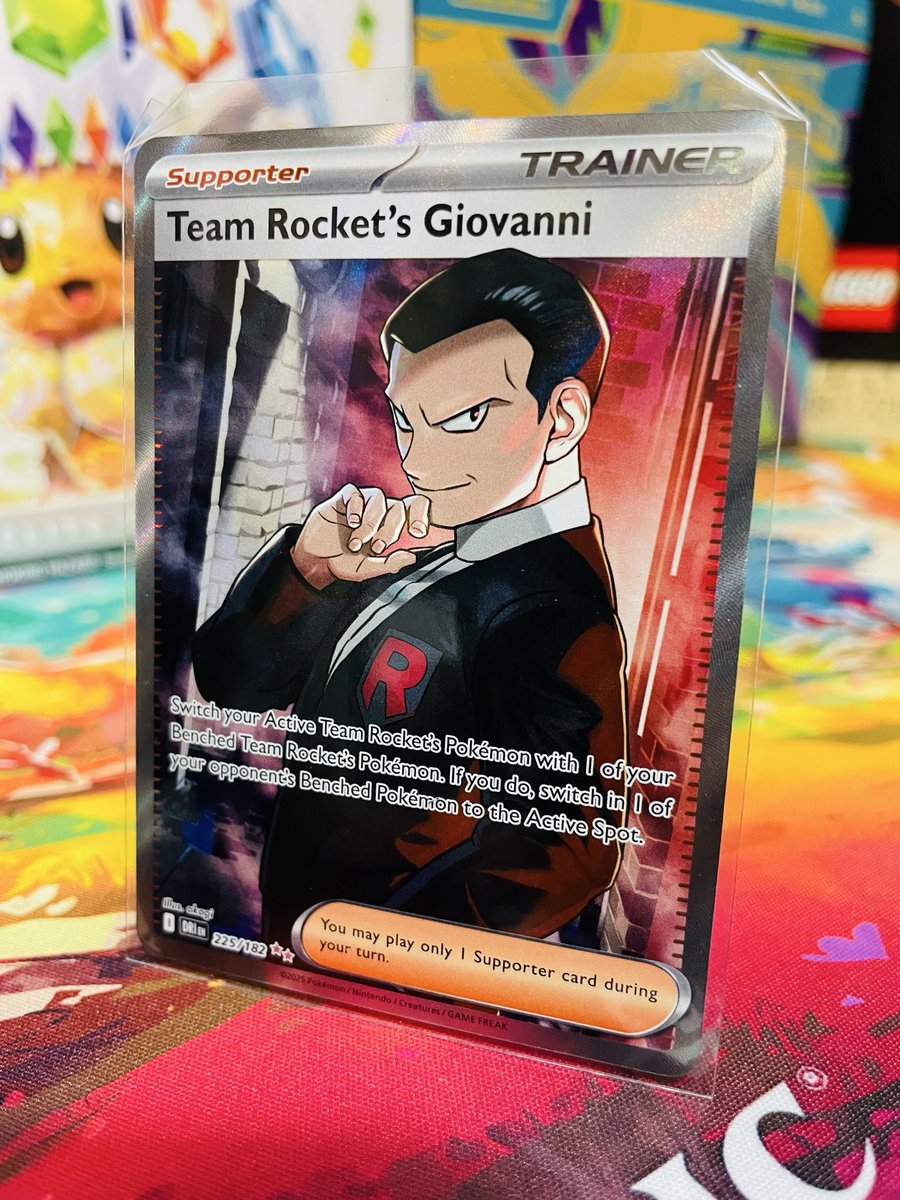 I don't normally do Trainer cards, but this one is too good! Team Rocket's  Giovanni from Destined Rivals is still available for around $10!