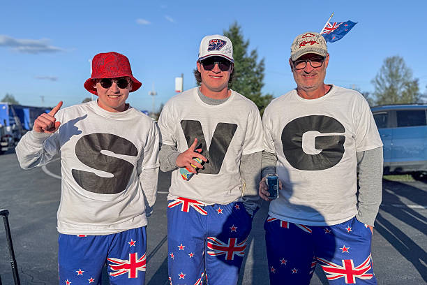 thirstythrees's tweet photo. One thing's for sure, we kiwis don't fuck around about our appreciation for SVG 💙❤️

📸: David Hahn/Icon Sportswire https://t.co/UQJHq9dtCY