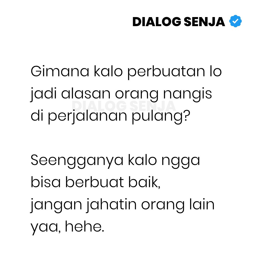 Dialog Senja tweet media