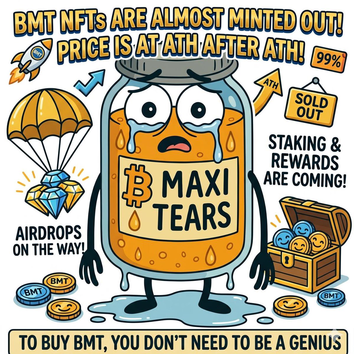 Bitcoin Maxi Tears- $BMT tweet media