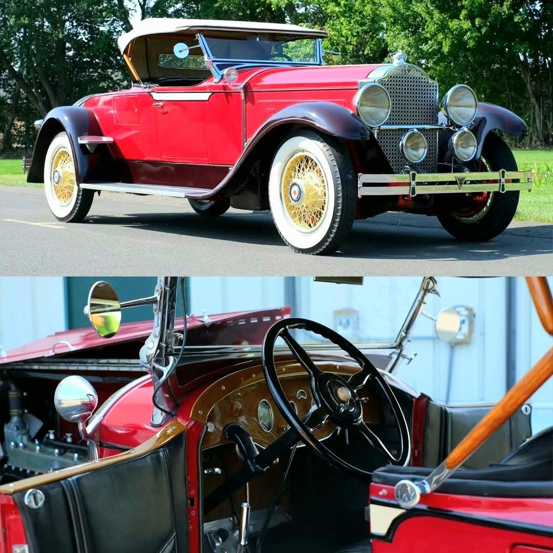 HappyMotorhead's tweet image. Like ❤️ Love 💕 or Leave it in the garage with your regrets? 😂

1929 Packard 640 Roadster — when your car is older than your grandpa but still hotter than most modern rides.

#Packard #ClassicCars #VintageVibes #LikeLoveLeave