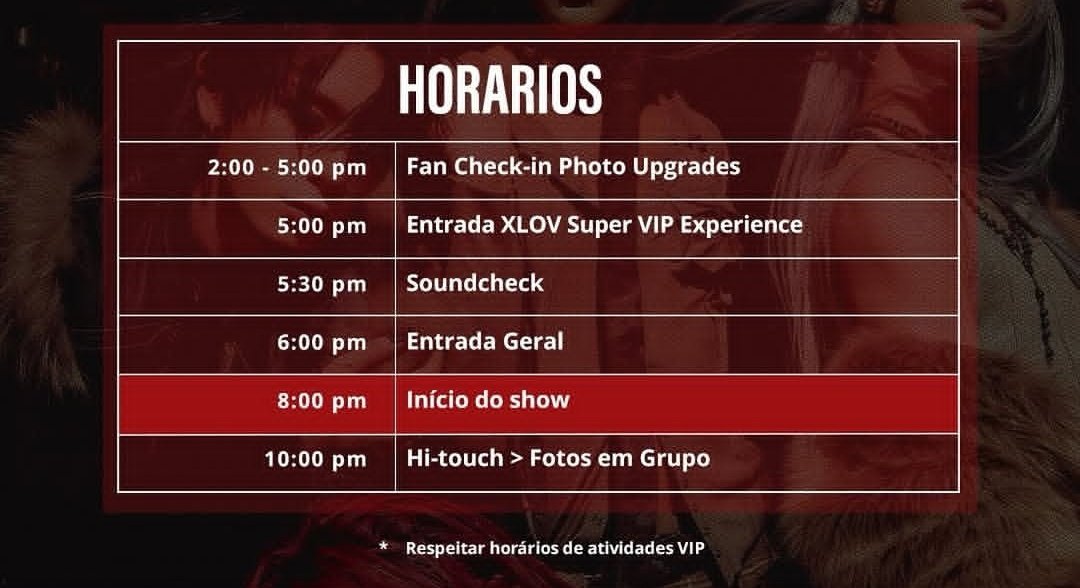 star✨🐰 XLOV in Brazil today! 🇧🇷 tweet media