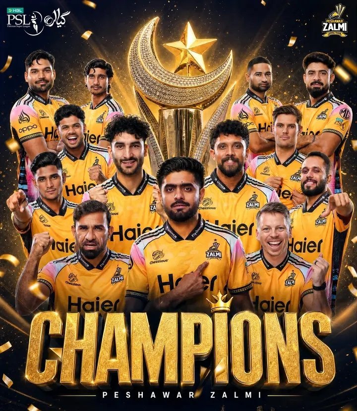 ImThimira07's tweet image. Peshawar Zalmi are the champions of Pakistan Super League 2026.🏆️ 

#lka #PeshawarZalmi #HBLPSL11