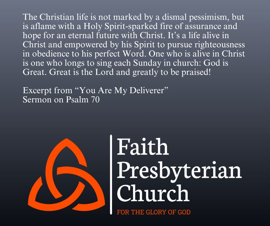 Faith Presbyterian Church - OPC in Grand Forks, ND tweet media
