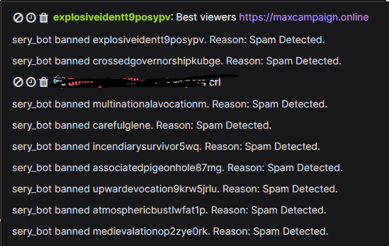 opheooo's tweet photo. @Twitch Going insane with the bots no? https://t.co/Pyen8gj03N