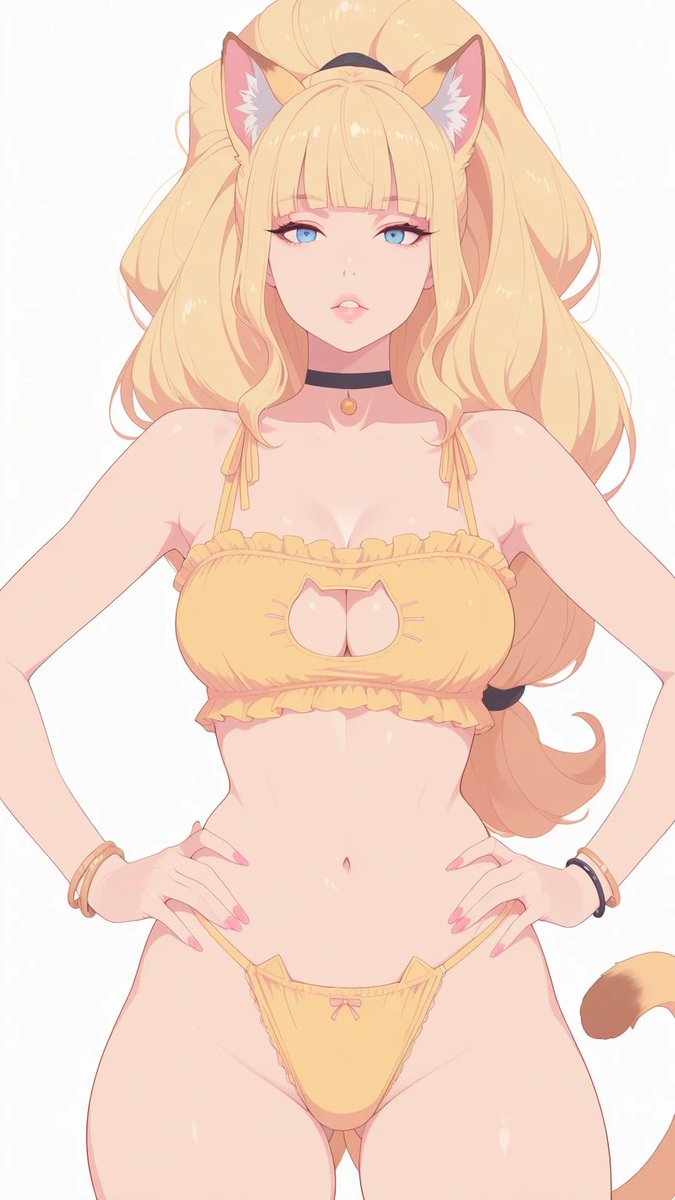 Dizzy_AIX's tweet photo. Cat lingerie (Cat in lingerie 🐈👙) https://t.co/NqlxwogKLZ