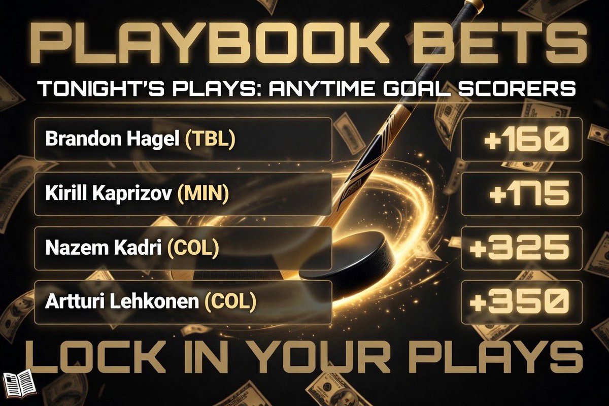 Playbook Bets tweet media