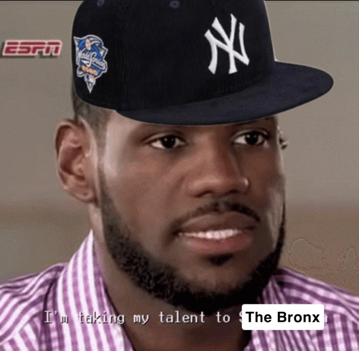 CCollierBurner's tweet image. After absolutely no thought at all, I have decided to take my talents to the Bronx #RepBX