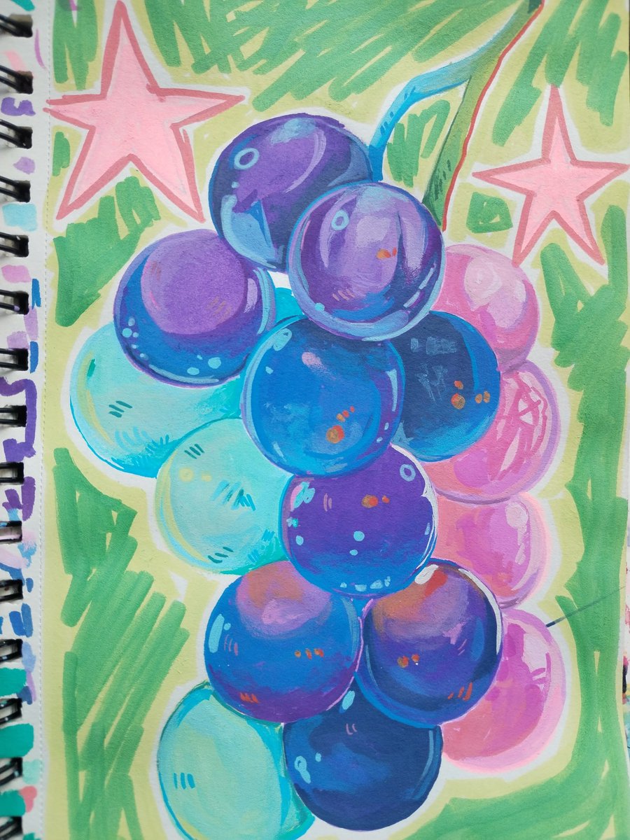 SanKarmony's tweet image. Uvas
#art #ArtistOnTwitter #Acrylicmarkers