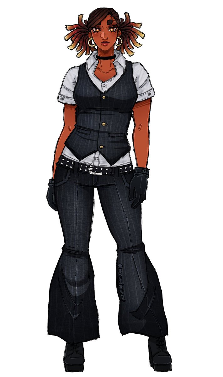 JJK AKARI DESIGN YAY 😊 literally juni’s daughter… shes 16 so dont say anything weird about her #akaritwt