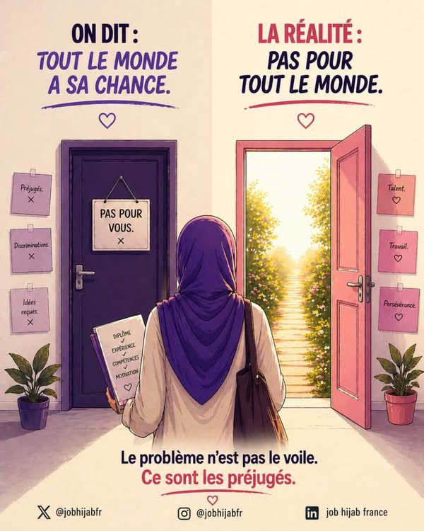 JOB HIJAB FRANCE - Yasmine tweet media