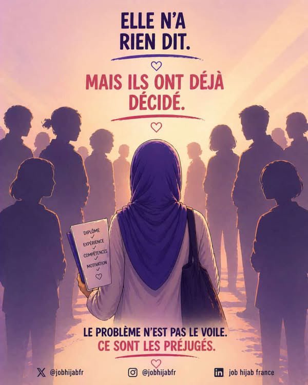 JOB HIJAB FRANCE - Yasmine tweet media