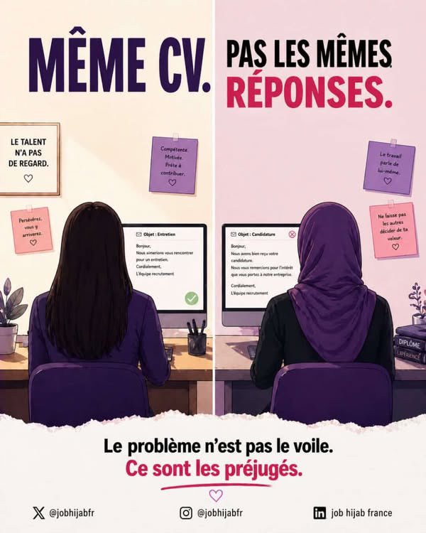 JOB HIJAB FRANCE - Yasmine tweet media