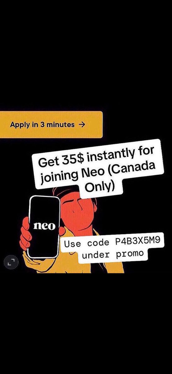 AnnefromOntario's tweet image. Canadians, Get 35$ sign up bonus for joining Neo, enter code P4B3X5M9 under promo (10$ for Neo money + 25$ for Neo credit card)

neo.cc/refer/P4B3X5M9

Only takes 5 mins

#Bluejays #Jays   #Toronto  #Gohabsgo               #WETHENORTH       #Canada #BlueJays50