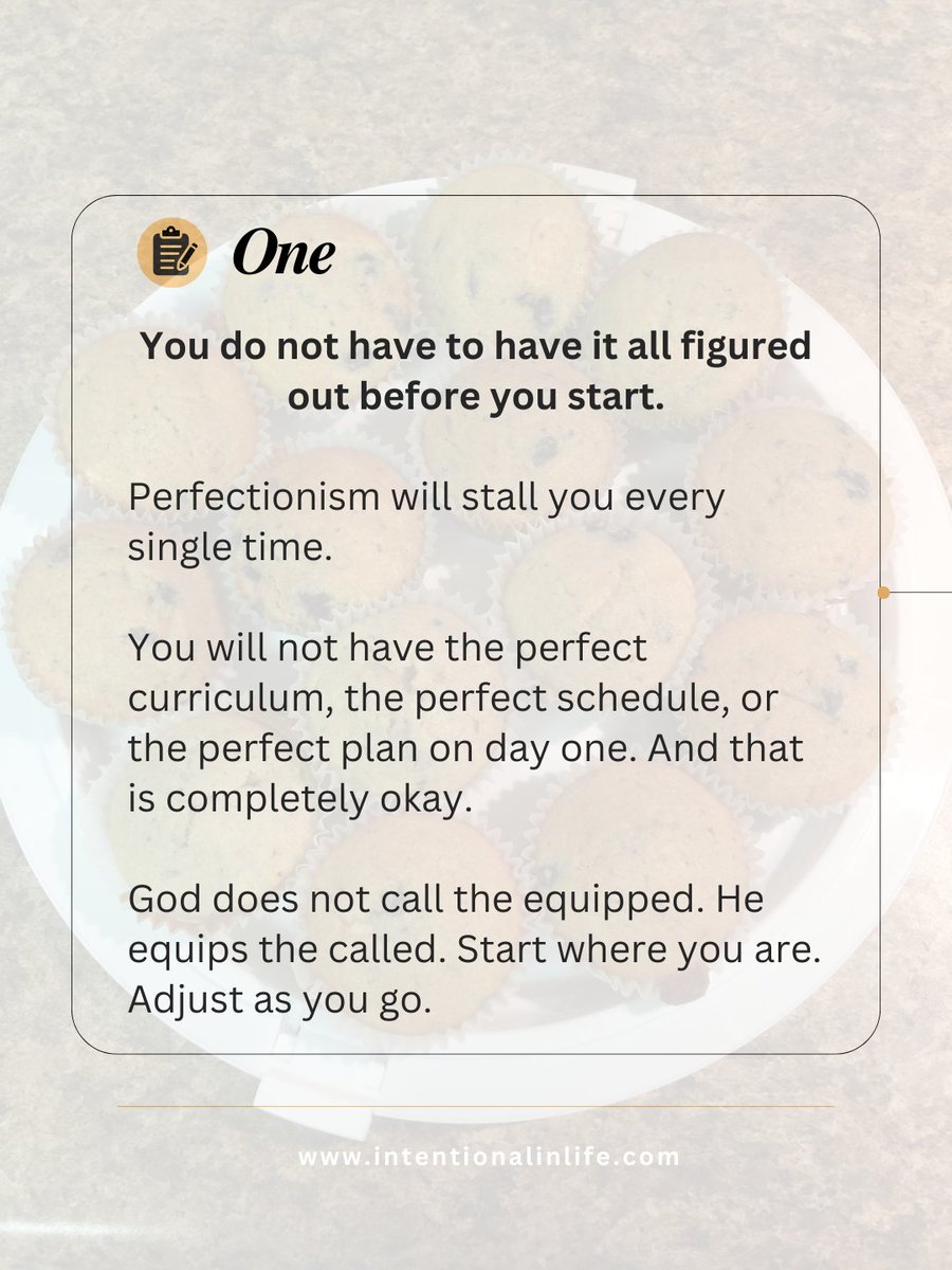 Intentioninlife's tweet photo. Swipe through for 3 things I wish I knew before I started homeschooling. Head over to my Instagram for the full carousel including the Scripture slide and bonus tip. Find me there at @Intentioninlife  🤍 https://t.co/4lRccQJ8xj