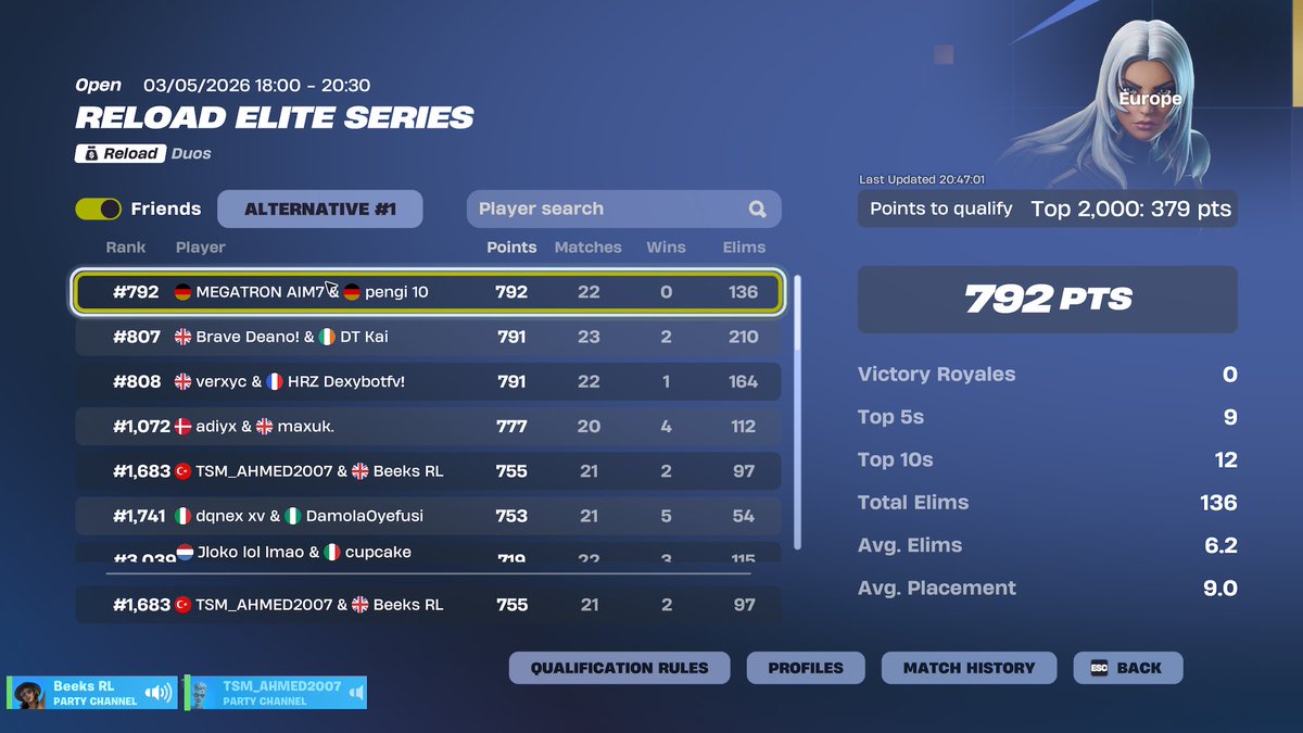 Teknique91's tweet photo. Qual EWC play-ins @xm11q https://t.co/OaykDbnPgI