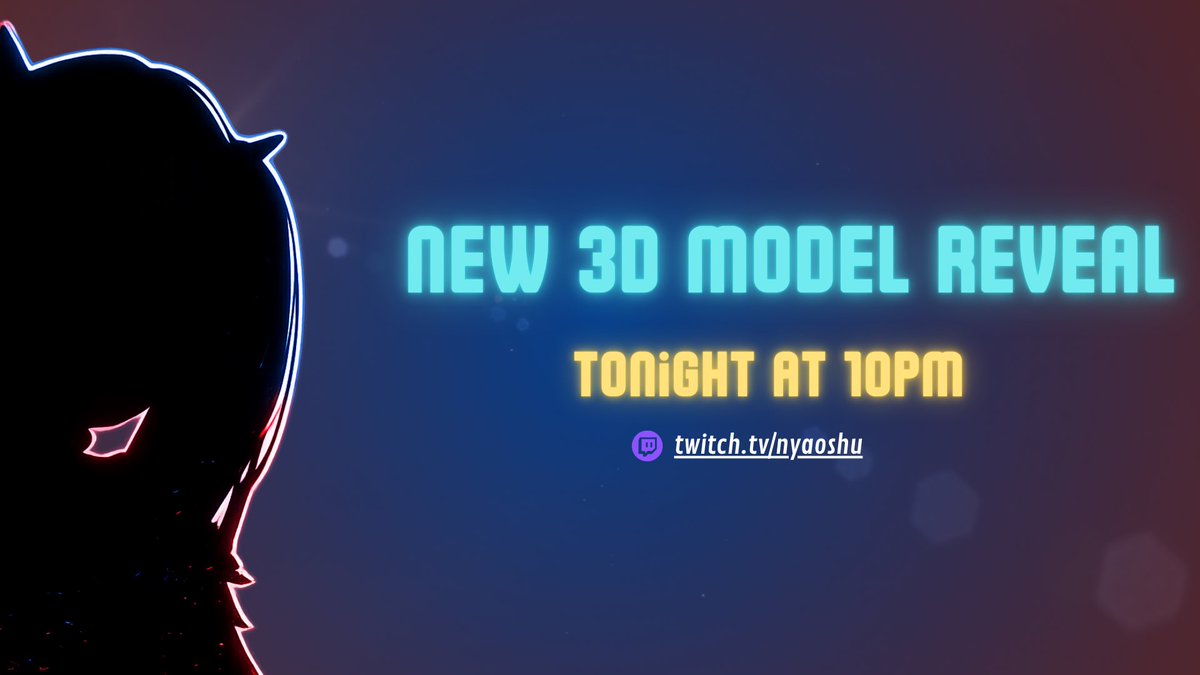 nyao_shu's tweet photo. ✨MON NOUVEAU MODEL 3D CE SOIR !!✨

#redebut #3Dmodel https://t.co/y8WIOWVdgc