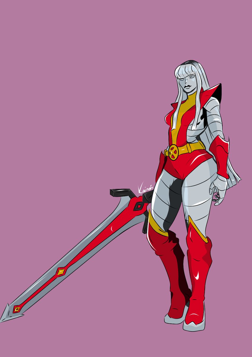 Kairoous's tweet photo. Fiz uma arte baseada na HQ que lançou essa semana, na esperança do @MarvelRivals lançar alguma skin nessa temática! Espero que gostem 

#marvelrivals #xmen #magik https://t.co/LJdFwW6Ynz